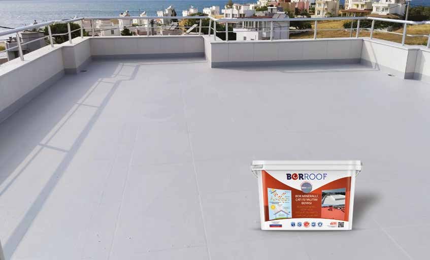 BORROOF applied to a flat roof