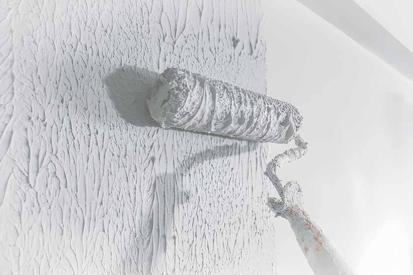 Roller applying thermal insulation coating